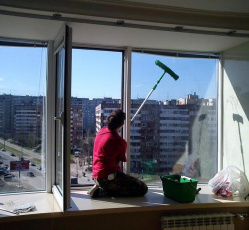 Мытье окон в однокомнатной квартире Буздяк